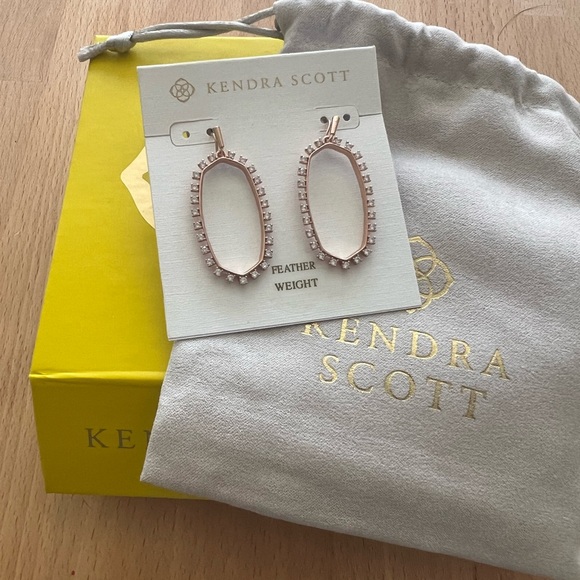 Kendra Scott Elle Earring Rose Gold - Picture 1 of 4